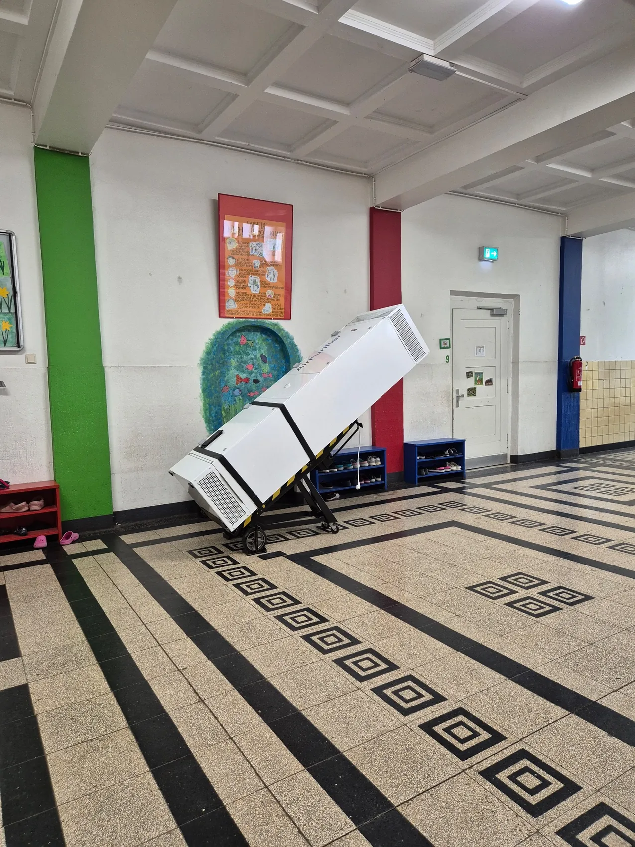 Schwerlast-Treppenlift mit schwerem Transportgut