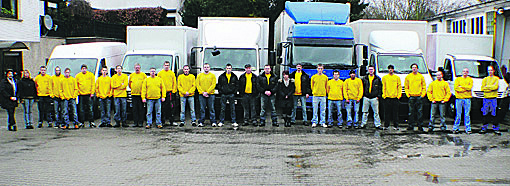 Die Mitarbeiter von ONT Logistic